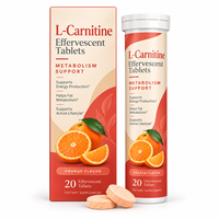 Comprimés effervescents de L-Carnitine pour le soutien du métabolisme des graisses, enrichis en Taurine, Thé vert et CoQ10 – Fournisseur OEM d'usine