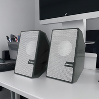 Speaker Kantor Berkabel USB Jedel untuk Komputer Rumah, Laptop, PC, Set Speaker Mini Desktop Bertenaga USB