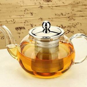 Tetera de Vidrio con Infusor Extraíble de Acero Inoxidable, Tetera de Borosilicato de 35oz/1000ml, Juego de Regalo para Preparar Té para <span class=keywords><strong>Mujeres</strong></span> - Product Image 1