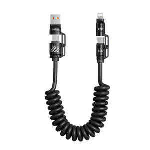 <span class=keywords><strong>Cable</strong></span> de Carga y Datos para Teléfono Móvil 4 en 1 de 240W con Conectores <span class=keywords><strong>USB</strong></span>-A + Tipo-C, Carga Rápida y Aromaterapia para IOS/Android - Product Image 6