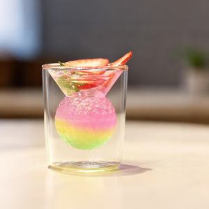 Tasse à thé en <span class=keywords><strong>verre</strong></span> à double paroi en borosilicate fait à la main en forme de rugby whisky liqueur vodka balle de golf <span class=keywords><strong>verre</strong></span> à bière football américain - Product Image 5