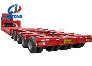 Semi <span class=keywords><strong>remorque</strong></span> Lowboy 100T/Cinq lignes Dix essieux Semi <span class=keywords><strong>remorque</strong></span> robuste de 150 tonnes pour transporter l'équipement lourd à vendre - Product Image 6