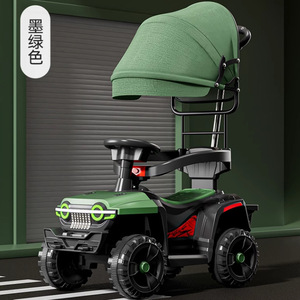 Voiture électrique pour enfant, 4 roues, avec capote, pour enfants de 2 à 4 ans, unisexe, véhicule tout-terrain - Product Image 3