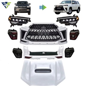 4 <span class=keywords><strong>Runner</strong></span> 2010-2021 Mise à niveau vers Lexus Grille de pare-chocs avant Pare-chocs arrière Kit de carrosserie de modification de haute qualité - Product Image 1