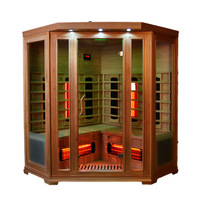 Lampu LED ozon sauna Infrared, terapi cahaya 2-3 orang kamar