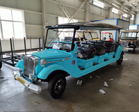Voiture électrique classique de bonne qualité et durable, 14 places, 72V 5KW, pneus de 13 pouces, homologuée CE