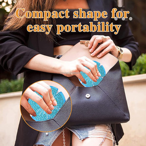 Pequeño diamante pintura arte espejo compacto <span class=keywords><strong>Mandala</strong></span> cubierta portátil lupa plegable monedero DIY espejo Mini para mujeres niñas chico - Product Image 4