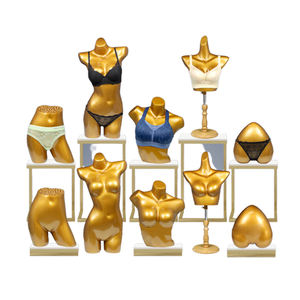Manichino Femminile Economico Color Oro per Esposizione di Intimo Sexy, Bikini, Seno Grande e Glutei in Vendita - Product Image 1