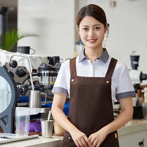 Nylon <b>Apron</b> Waterproof Oil Proof Kitchen Uniform Restaurant Bar One Size Fits All Polyester Material - Product Image 1