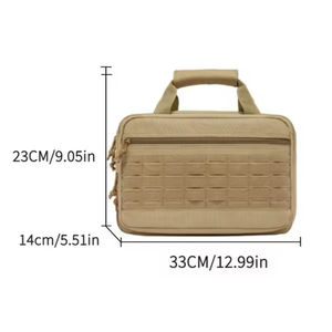 Bolsa Táctica para Pistola con Compartimento para Cargadores, Cierre de Cremallera, Nailon Impermeable para Deportes al Aire Libre - Product Image 3