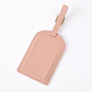 Vendita all'ingrosso bassa di MOQ stampa di lamina oro debossed <span class=keywords><strong>MR</strong></span> & MRS in pelle Hang Tag da viaggio etichetta per valigie zaino - Product Image 3