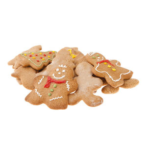 Galleta con sabor a jengibre de dibujos animados Halal, venta al por mayor, encantadora forma de muñeco de nieve de Navidad, galletas de jengibre - Product Image 6