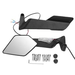 Miroirs de <span class=keywords><strong>moto</strong></span> à vente chaude <span class=keywords><strong>avec</strong></span> <span class=keywords><strong>clignotants</strong></span> LED, surface incurvée, corps en alliage d'aluminium, accessoires universels pour <span class=keywords><strong>moto</strong></span>, fabricants - Product Image 4