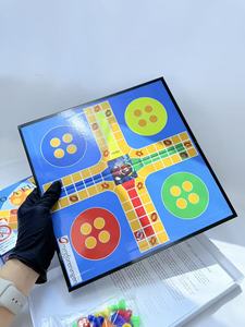 <span class=keywords><strong>Jeu</strong></span> <span class=keywords><strong>de</strong></span> société <span class=keywords><strong>Ludo</strong></span> personnalisé imprimé en couleur pour les fêtes <span class=keywords><strong>de</strong></span> famille, éducatif pour les enfants, classique, stratégique, multijoueur, vente en gros - Product Image 5