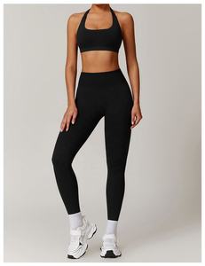 Soutien-gorge de sport sans coutures pour femmes de haute qualité avec logo personnalisé soutien-gorge de sport licou pour entraînement de gymnastique pour femmes - Product Image 4