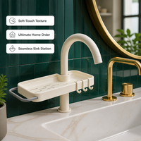 Organisateur de rangement multifonctionnel pour robinet, gain de place, accessoire d'évier de cuisine