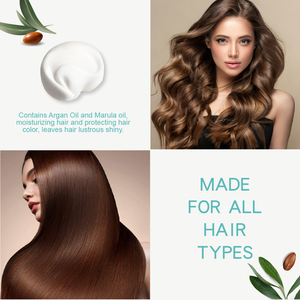 Justk Color Protect Hair <span class=keywords><strong>Shampooing</strong></span> professionnel soins capillaires sans sulfate après-<span class=keywords><strong>shampooing</strong></span> nourrissant à l'<span class=keywords><strong>huile</strong></span> <span class=keywords><strong>d</strong></span>'<span class=keywords><strong>argan</strong></span> <span class=keywords><strong>shampooing</strong></span> pour la tête et les épaules - Product Image 6