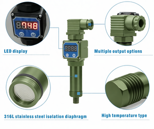 Transmisor de Presión Inteligente de Acero Inoxidable con Pantalla LCD Digital GPT204 de 4~20 mA - Product Image 2