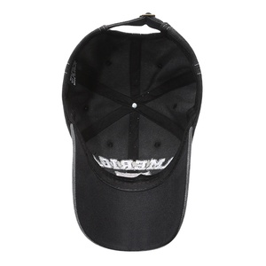 Casquette de baseball sportive en jean lavable, style rétro vieilli, brodée, réglable, unisexe, protection solaire extérieure - Product Image 1