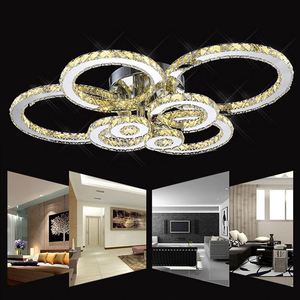 Trong nhà hiện đại nhà thông minh Pha Lê Trần ưa thích sang trọng Lustre Trần Led pha lê Đèn Chùm Mặt dây chuyền pha lê đèn trần ánh sáng - Product Image 4