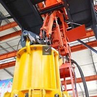 Machine de chargement rotative centrale HZ et godet de préhension pour le chargement de boues de forage de puits