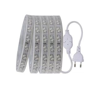 แถบไฟ LED ราคาถูก<span class=keywords><strong>110V</strong></span> 220V SMD 5730 3014 2835 5050กันน้ำกลางแจ้งแถบไฟ LED แบบยืดหยุ่น