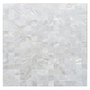 Super <span class=keywords><strong>White</strong></span> Square Pearl <span class=keywords><strong>Shell</strong></span> Khảm Gạch Tự Nhiên Mẹ Của Vỏ Khảm Để Trang Trí Tường - Product Image 2