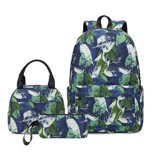 Mochila escolar de bolsillo <span class=keywords><strong>para</strong></span> <span class=keywords><strong>adolescentes</strong></span>, Enfriador de almuerzo, con estampado de flores personalizado <span class=keywords><strong>para</strong></span> niños, 24 horas de duración, moda en línea - Product Image 1