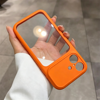 En stock – Coque de téléphone 2-en-1 transparente en TPU et acrylique anti-jaunissement pour iPhone 17, 16, 15, 14, 13, 12, 11 Pro Max – Coque rigide transparente en acrylique