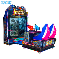 Machine de jeu d'arcade de tir Legend Dragon pour 2 joueurs, jeu de tir commercial pour centre de divertissement familial et centre commercial