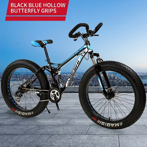 Mountain Bike 26 Pollici Fat Bike Full Suspension MTB Bici da Downhill Bicicletta Uomo 21 Velocità Freno a Disco Doppio Bici Gravel Vendita all'Ingrosso - Product Image 5