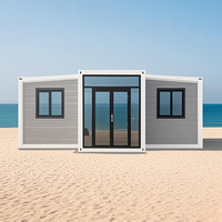Fourniture d'usine en Chine Maisons préfabriquées en conteneur extensible de 2 chambres à coucher Maison pliante de grande visibilité Maison en conteneur