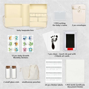Double-Door Opening Magnetic Book Shaped Luxury Paper Custom Memory <strong>Box</strong> <strong>Wedding</strong> Baby <strong>Keepsake</strong> <strong>Box</strong> - Product Image 3
