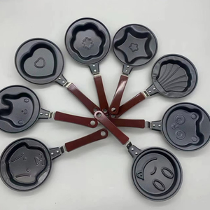 Dễ thương hình dạng không dính <span class=keywords><strong>mini</strong></span> Omelette Pan ăn sáng Pancake Omelette Maker ngoài trời Frying Pan nhà nấu ăn nhà bếp công cụ - Product Image 1