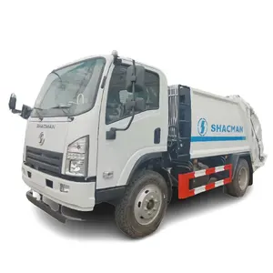Shacman-compactador de carga trasera para camión, suministro de camión, chasis L3000 LHD 16cbm, 4x2, entrega de basura