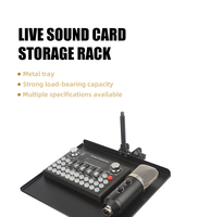 Plateau de carte son Offre Spéciale support de microphone de diffusion en direct support de pince de téléphone