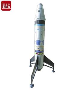 Fabricante de encargo de plástico de aluminio de modelo de cohete con el lanzamiento de mercurio y la madre de colección - Product Image 4