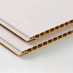 モダンデザインPVC天井パネル防水20mm 25mm 30mm幅プラスチックパネル内装外装 - Product Image 2