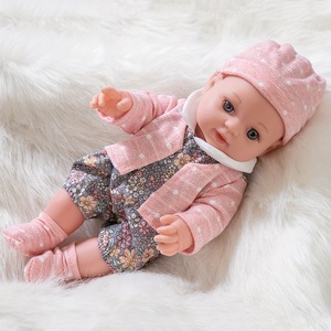 30cm Simulation Doll Soothing Reborn Baby <b>Vinyl</b> Children's Toy Female Baby Doll Wholesale - Product Image 4