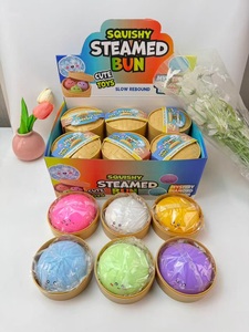 Glitter Dumpling Squishies Fidget Sensory Toy TPR Anti-Stress <b>Squeeze</b> <b>Ball</b> for 14 Years & up - Product Image 3