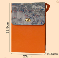 Good Idea 2 bouteilles en similicuir avec poignée supérieure et accessoire pour le vin Boîte cadeau pour le vin de voyage 750ml en cuir PVC 2 bouteilles Boîte à vin créative