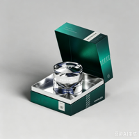 Boîtes rigides personnalisées haut de gamme avec revêtement UV, gaufrage, fermeture magnétique, doublure en éponge, emballage avec logo pour cosmétiques, parfums, bougies, cadeaux