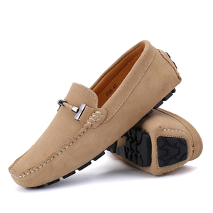 Mocassins Penny Classiques en Daim de Vache, Chaussures de Conduite Décontractées à Enfiler, Plates, Respirantes pour Hommes, Idéales pour l'Été et la Marche - Product Image 2