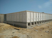 WRAS-Zertifizierter SMC GRP FRP 1000L Modularer Wasserspeichertank Sektionaler Kubischer Paneeltank für Trinkwasser