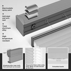 Stores cellulaires occultants sans fil personnalisés de haute qualité, en polyester recyclable, format haut-bas, avec cordon - Product Image 4