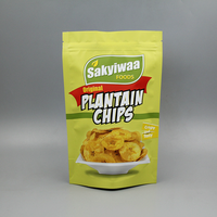 Sacs en plastique refermables imprimés personnalisés pour casse-croûte croustilles de pommes de terre/matériau de sac d'emballage croustillant