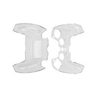 Étui de protection en cristal transparent pour étui de contrôleur PS5 pour coque transparente PlayStation 5 DualSense pour couvercle de poignée Play5