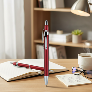 Penna a Sfera in Alluminio Colore Rosso Candela - Product Image 3