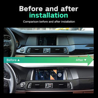 Pour BMW Série 5 F10 F11 2009-2016 CIC NBT CarPlay intégré avec GPS 8+128g Écran Android 10.25 pouces Lecteur multimédia