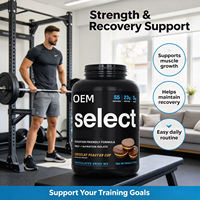 Poudre de protéines de lactosérum haute puissance avec enzymes digestives pour le soutien de la croissance musculaire, complément nutritionnel sportif OEM&ODM